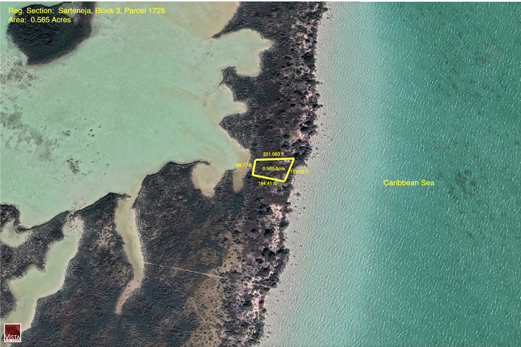 Pristine Half Acre Seafront Lot for Sale in Sarteneja, Corozal • Vista Real Estate